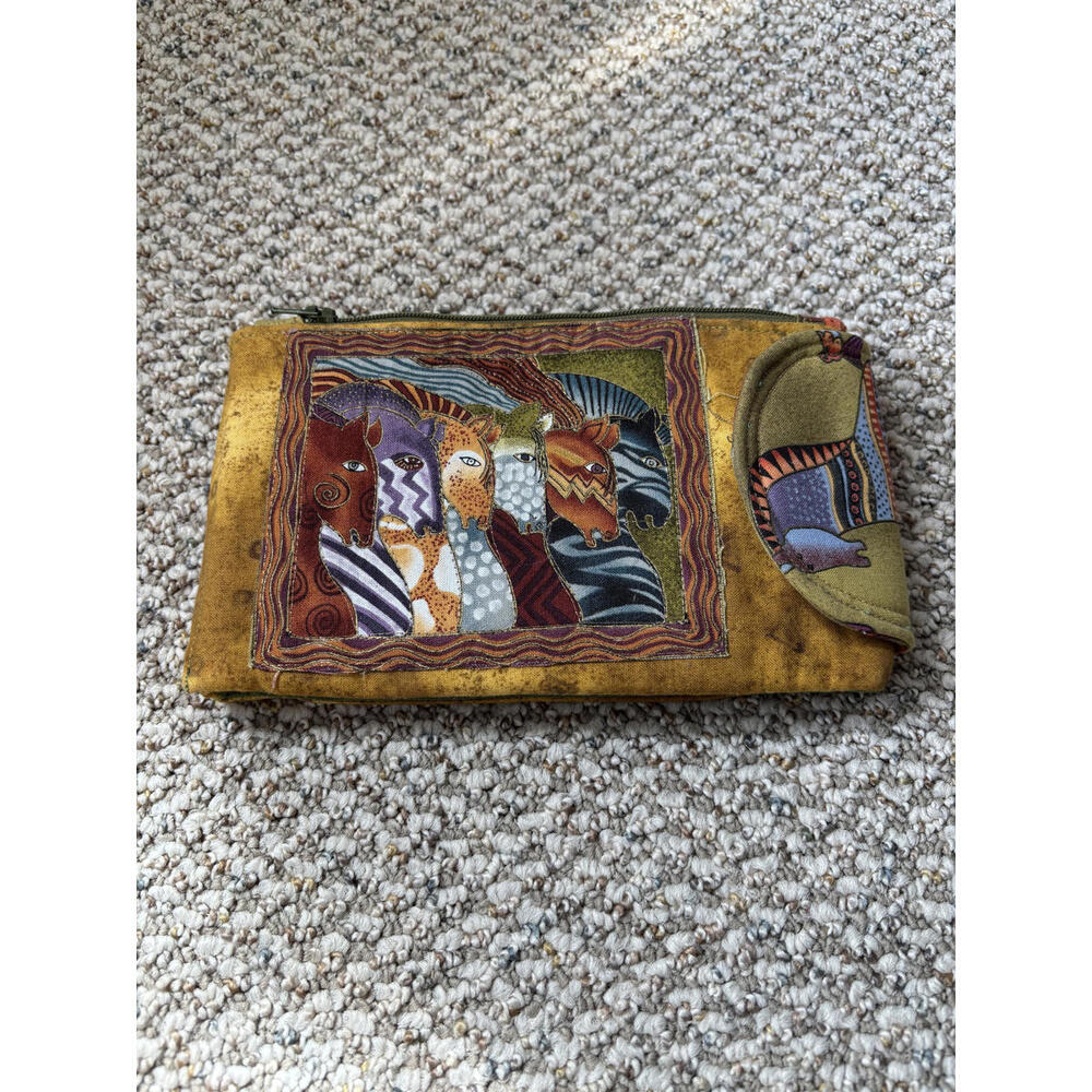 Laurel Burch Wallet with Unique Horse Print